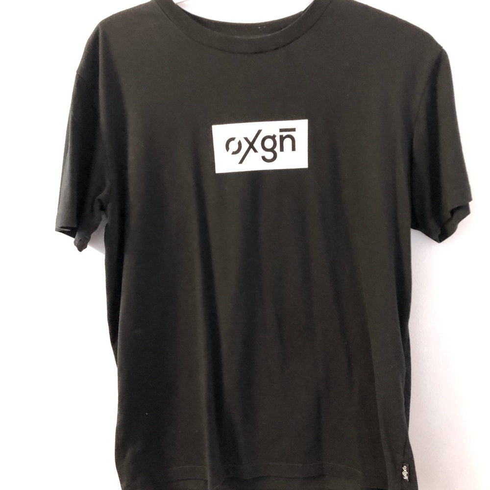 Men’s black OXGN T-shirt